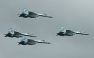 Su-27 Flanker estão entre os principais caças da frota da força aérea russa - TASS / Alexander Ryumin
