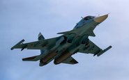 Caça de ataque ao solo Su-34 é um dos mais modernos do arsenal russo - Divulgação