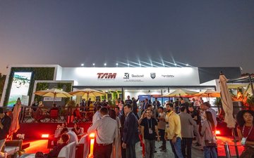 A empresa contou com um estande no evento - TAM Aviação Executiva