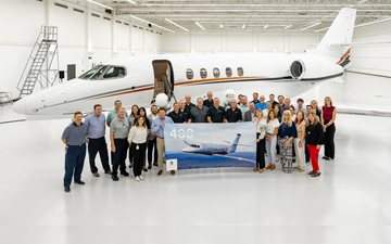 Desde 2015, o Cessna Latitude tem sido o jato executivo de porte médio mais entregue no mercado global - Divulgação