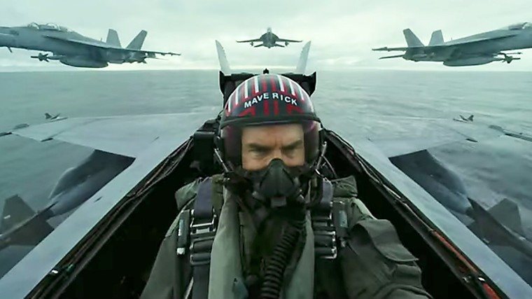 Top Gun: Maverick trás várias cenas de voos e acrobacias de caças F/A-18 Super Hornet - Divulgação