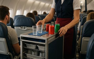 Pouco notados pelos passageiros, os trolleys de bordo são parte essencial da aviação - AI