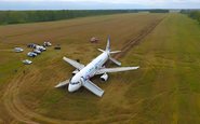 A320-200 fez pouso forçado em campo aberto localizado em uma vila - Siberian Transport Prosecutor's Office