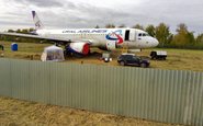 Airbus A320 fez pouso de emergência durante desvio para o aeroporto de Novosibirsk - Reprodução/Redes sociais