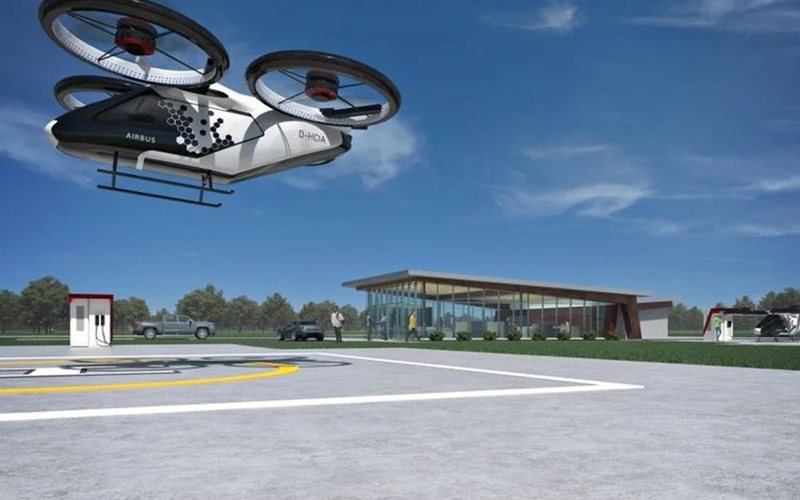 Os primeiros vertiportos começarão a operar comercialmente em 2026 - Divulgação