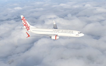 Boeing 737-8 é a principal versão da família de jatos MAX - Virgin Australia