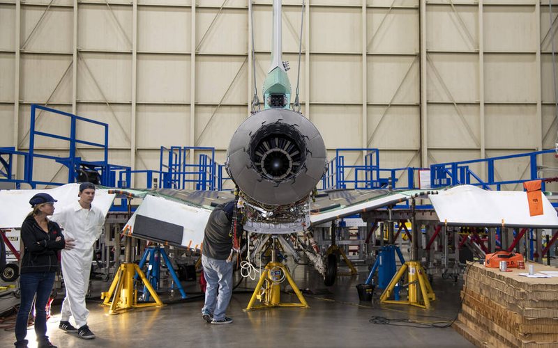 Motor instalado tem semelhanças com os usados no Gripen E - NASA