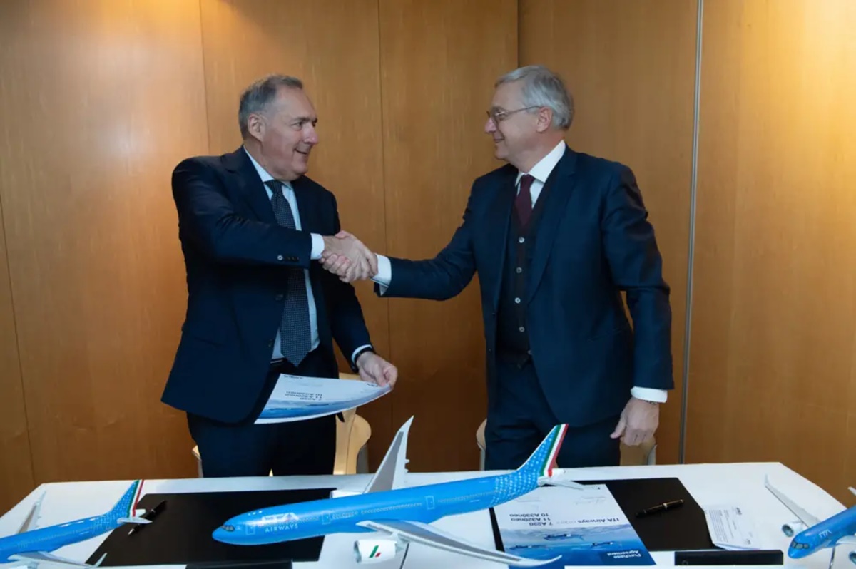 Acuerdo para pedir nuevos aviones para ITA Airways