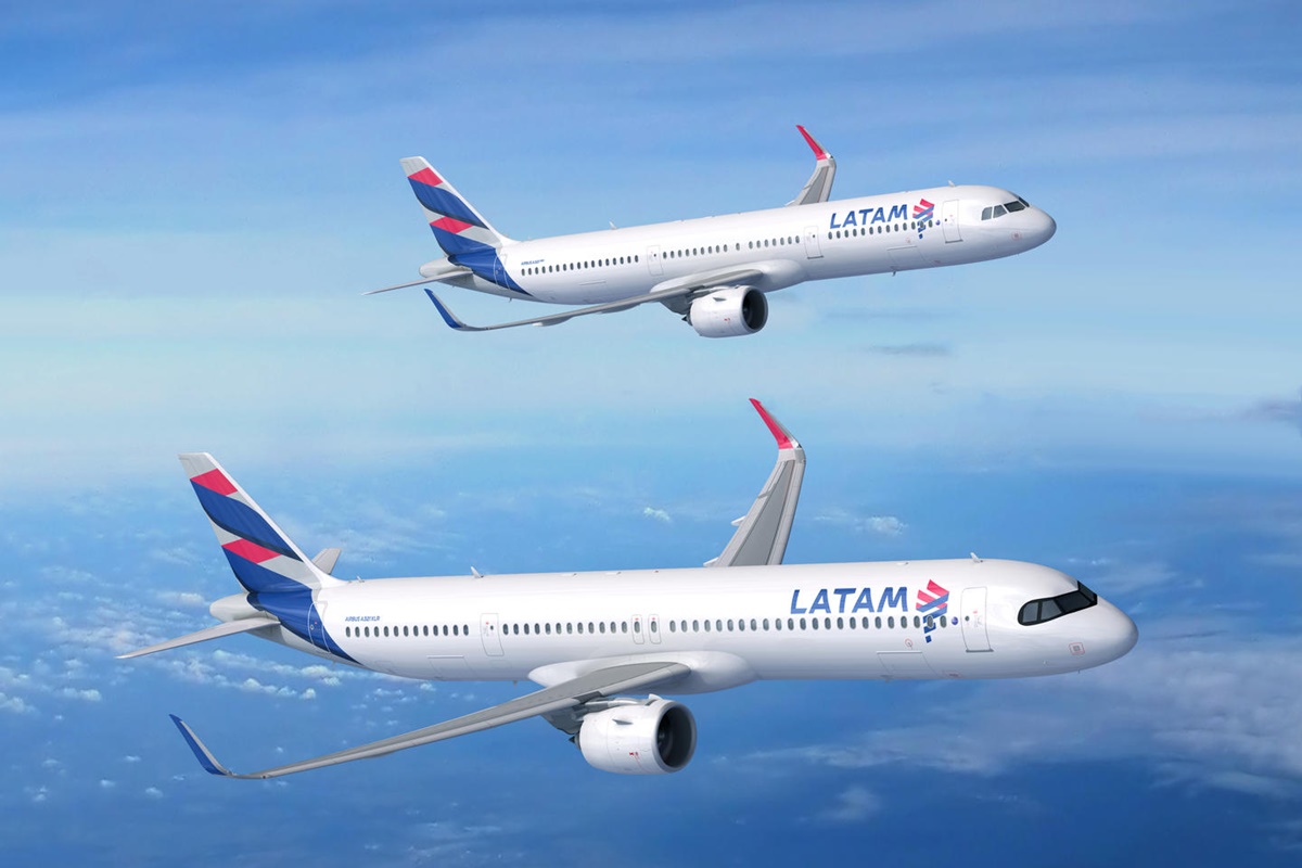 Primeiro A321neo da Latam é flagrado nas instalações da Airbus