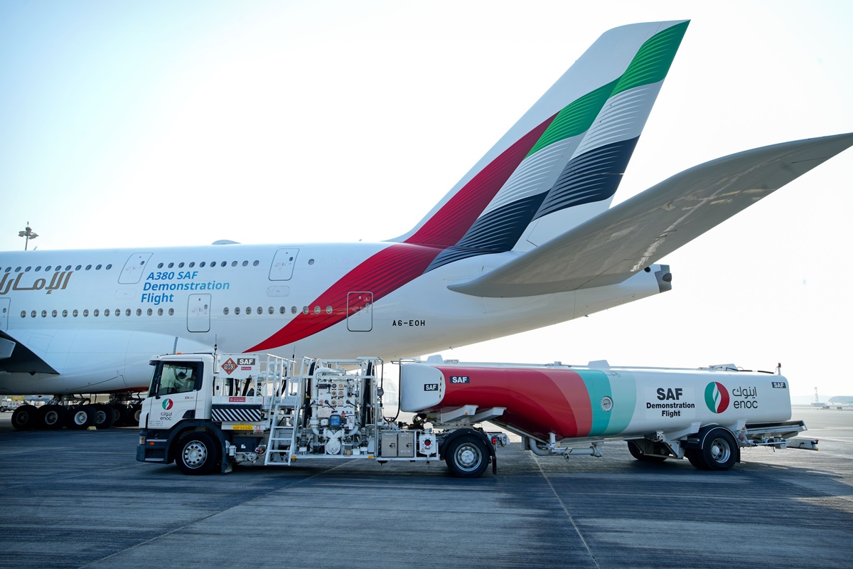 A380 Emirates SAF