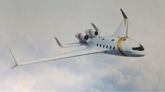 Bombardier blended-wing