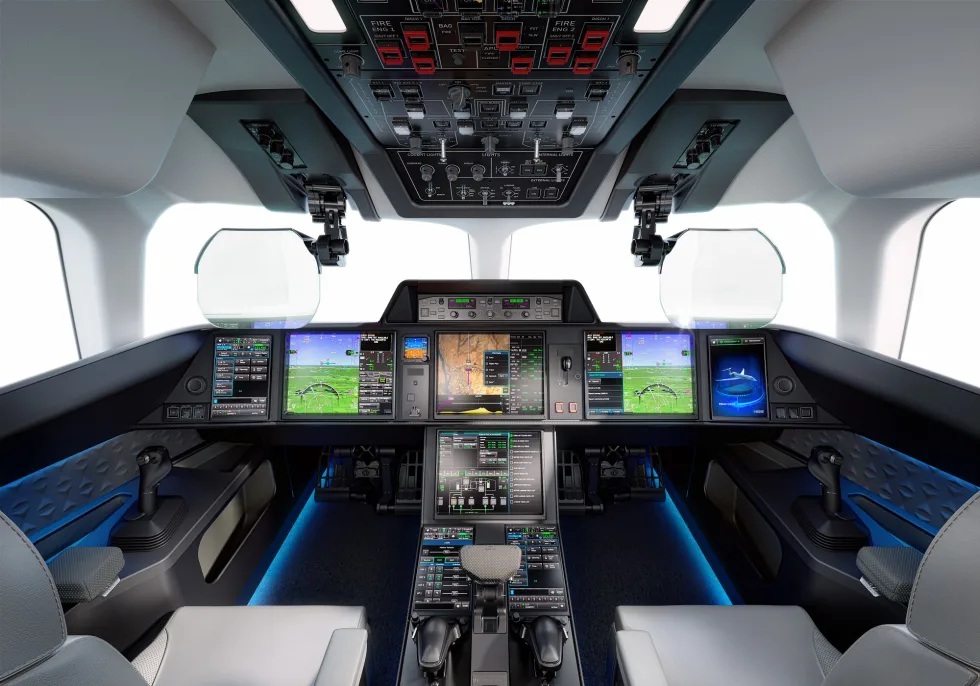 Cockpit Falcon 10X