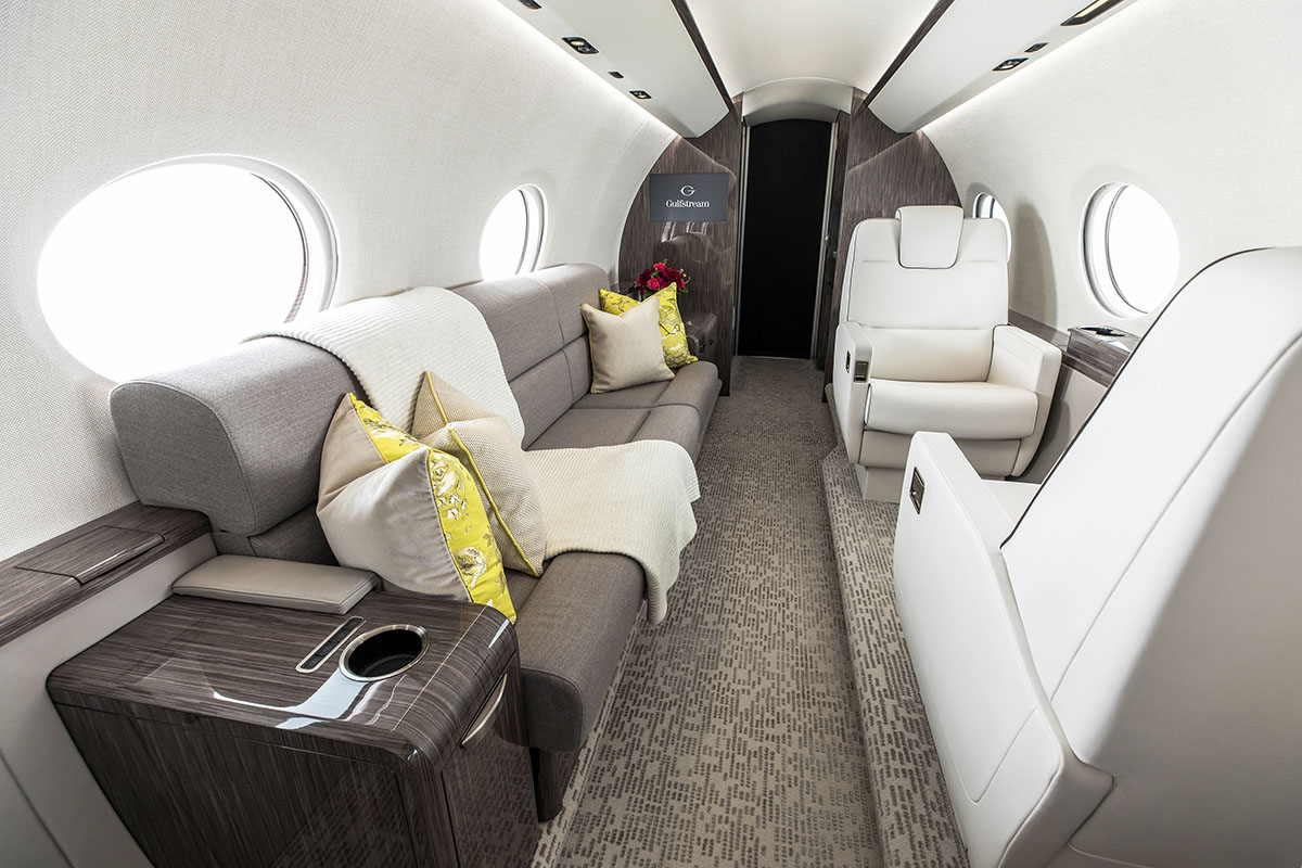 G300 Gulfstream interior