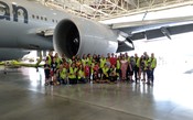Boeing 777 se torna a diversão do Dia das Crianças em Guarulhos