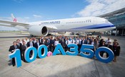 Chineses recebem centésimo modelo A350 da Airbus 