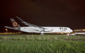 Primeiro A350 do Pacífico Sul ostenta icônica pintura