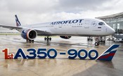 Aeroflot recebe seu primeiro Airbus A350