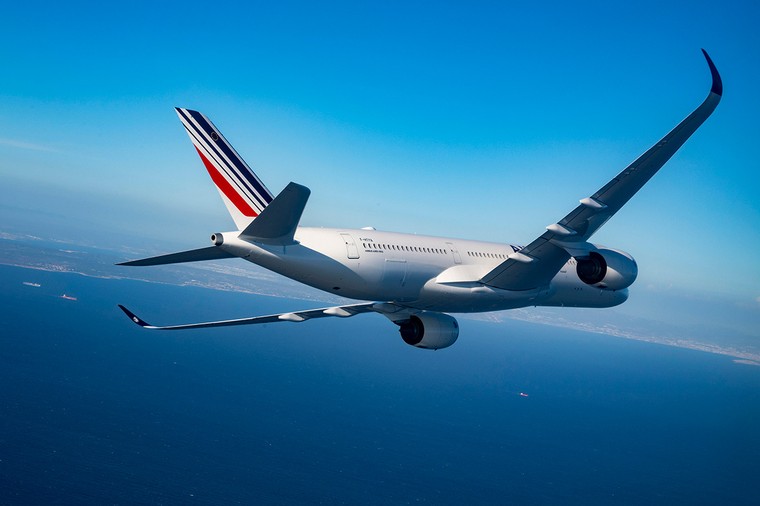 Airbus A350 da Air France em voo
