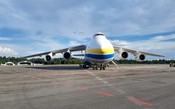 Antonov An-124 pousa em Belém, no Pará, com carga da Vale