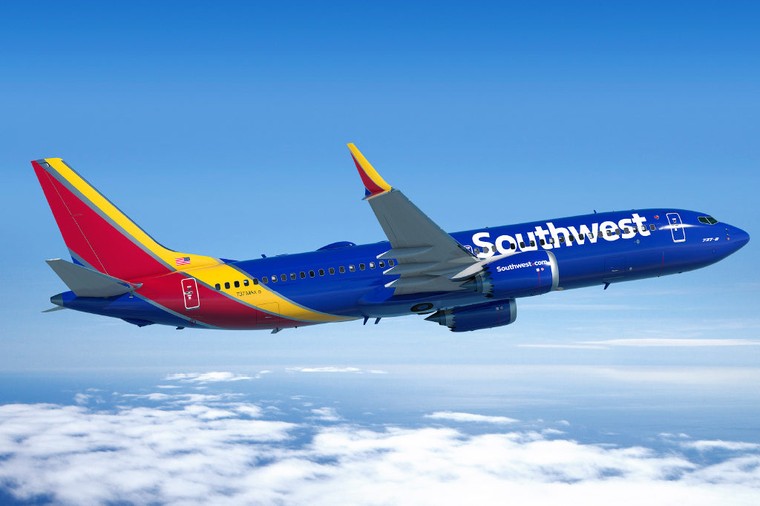 737 MAX da Southwest Airlines