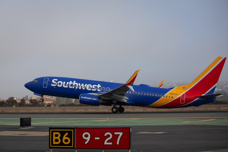 Boeing 737 MAX 8 da Southwest Airlines, dos EUA