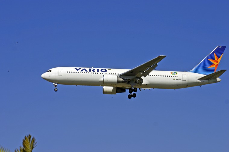 Modelo de design de logotipo de estilo de linha aérea de avião para marca  ou empresa e outros
