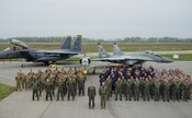 Caças F-15 dos EUA realizam treinamento com caças MIG-29 da Bulgária