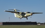 Terceira aeronave de ensaios em voo do SkyCourier realiza voo inaugural