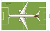 Novo avião da Boeing possui asas maiores que a largura de um campo de futebol