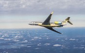 Jato mais luxuoso da Bombardier realiza primeiro voo teste, no Canadá