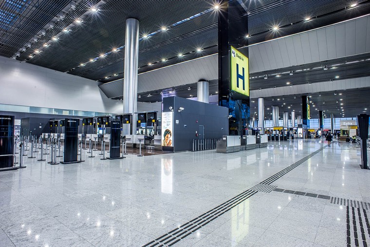 Terminal 3 do aeroporto de Guarulhos - Cumbica, em São Paulo