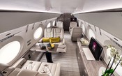 Empresa aérea árabe recebe mais um avião executivo de luxo