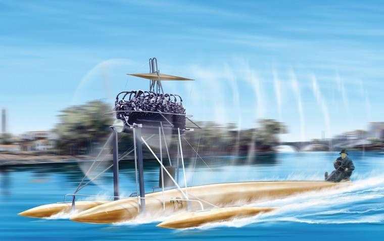 Deslizador aquático de Santos Dumont