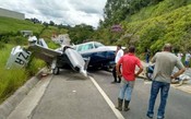 Avião faz pouso forçado em rodovia do Interior de São Paulo 