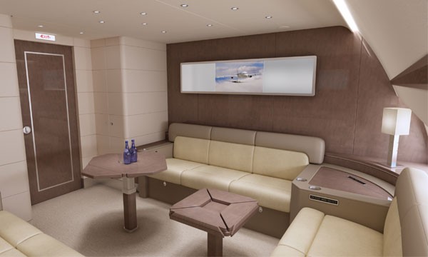 Interior VIP do A330 MRTT