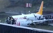 Boeing 737 se parte em três após pouso na Turquia