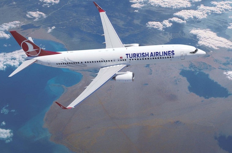 Boeing 737-900ER da Turkish Airways em voo