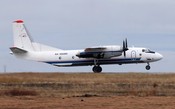 Antonov bate em encosta na Rússia e cai no mar 