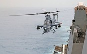 Helicóptero de ataque AH-1Z Viper dos Fuzileiros Navais dos EUA sofre acidente